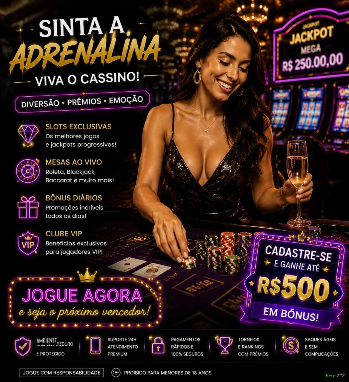 Jogos com maior RTP na best777
